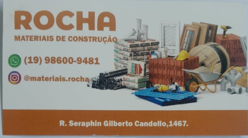 ROCHA MATERIAIS PARA CONSTRUÇÃO (19) 98600-9481